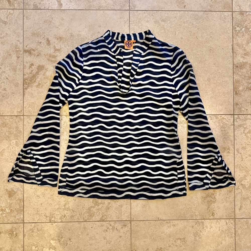 TORY BURCH | Vintage Navy & White Stripe Tunic